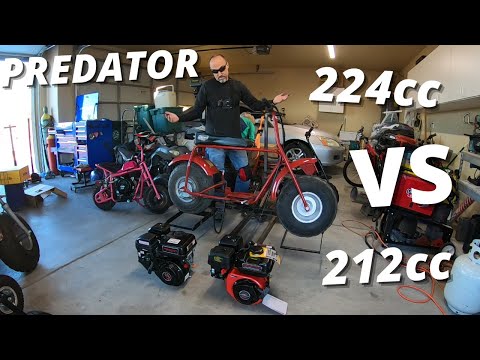Видео: Predator 224 против Predator 212 на Coleman CT200U