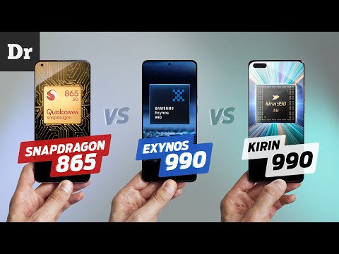 Видео: SNAPDRAGON 865 vs EXYNOS 990 vs KIRIN 990: Кто МОЩНЕЕ?