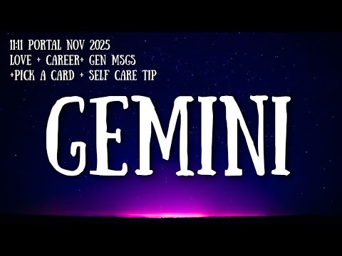 Видео: ❤️БЛИЗНЕЦЫ♊«Боже мой, КТО-ТО СПЕШИТ с НЕОЖИДАННЫМ СООБЩЕНИЕМ, БЛИЗНЕЦЫ!» НОЯБРЬ 2025