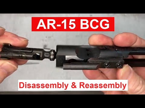 Видео: Затворная группа AR-15 (BCG): как разобрать и собрать. Видео крупным планом каждого шага.