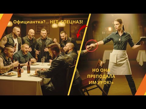 Видео: Они думали, что она просто официантка — но шесть хулиганов узнали, что она из спецназа.