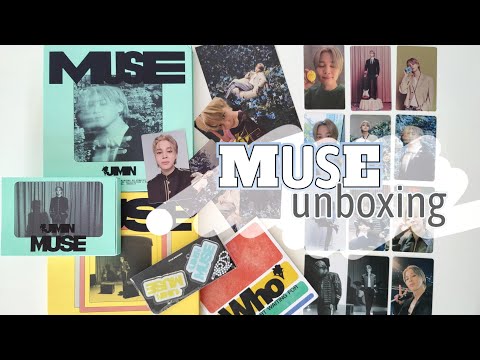 Видео: ✧ Распаковка полного сета Jimin (BTS) 'Muse' 🩵💛 ✧