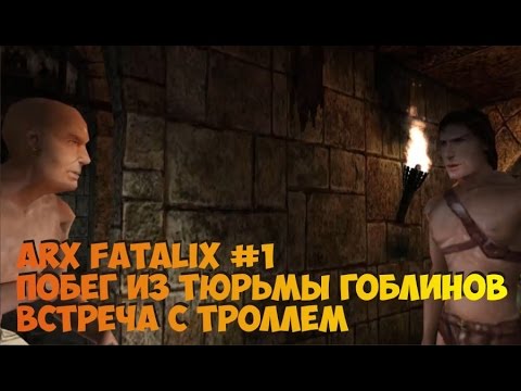 Видео: Arx Fatalix крутая RPG прохождение часть 1 Побег из камеры через канализацию