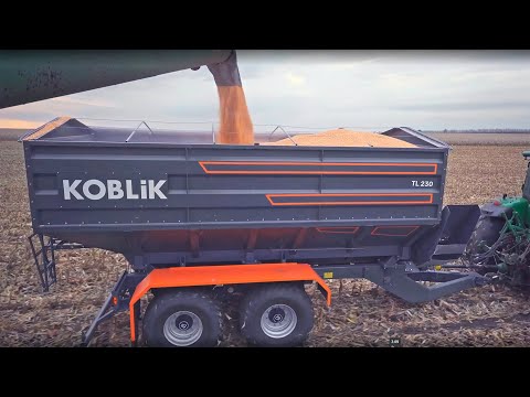 Видео: Как убирать быстрее - трехзвенная схема вместе с перегрузчиками от KOBLiK GROUP