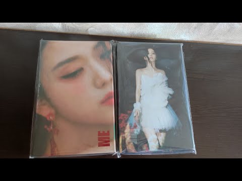 Видео: Unboxing/ Распаковка JISOO FIRST SINGLE ALBUM [ME] SET