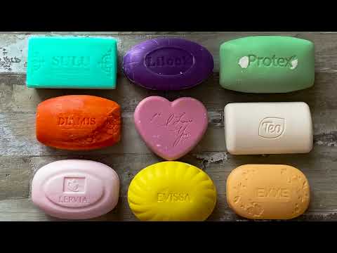 Видео: ASMR Soap cutting | Soap Carving|Резка мыла  | ASMR