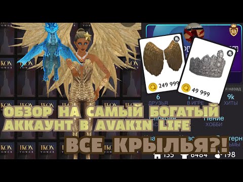 Видео: САМЫЙ БОГАТЫЙ АККАУНТ В AVAKIN LIFE || ВСЕ КРЫЛЬЯ И АНИМАЦИИ || Avakin XLisa