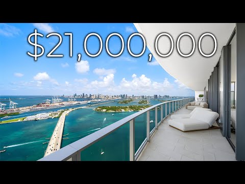 Видео: ВНУТРИ РОСКОШНОГО ПЕНТХАУСА СТОИМОСТЬЮ 21 000 000 ДОЛЛАРОВ В САМОМ ВЫСОКОМ ЗДАНИИ В МАЙАМИ-БИЧ!