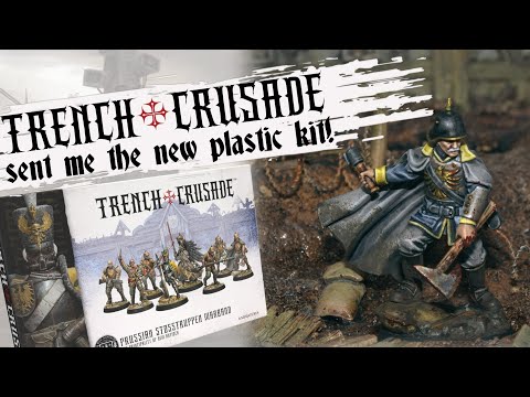 Видео: НОВЫЙ ПЛАСТИКОВЫЙ НАБОР ОТ TRENCH CRUSADE УЖЕ ЗДЕСЬ! — КАК ПОКРАСИТЬ ПРУССКИЕ СТОЙКИ — НОВЫЙ ANTIOCH