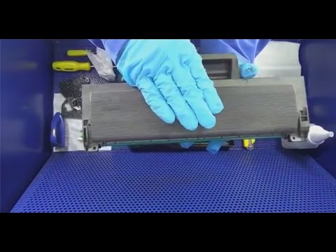 Видео: Инструкция по заправке картриджей Samsung d104s scx 3200 3205 ML 1660 1860