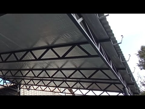 Видео: монтаж навеса. как собрать навес.