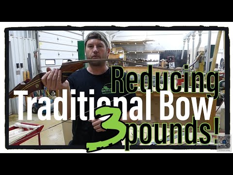 Видео: Уменьшение усилия натяжения тетивы традиционного рекурсивного лука