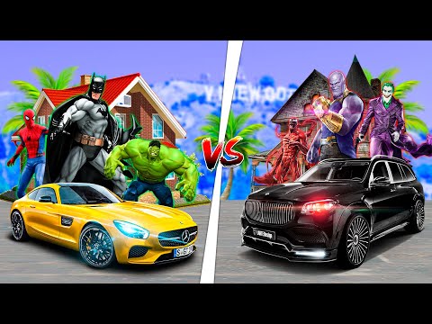 Видео: Супергерой сыныбы vs Хоррор сыныбымен жарысуда! (GTA V)