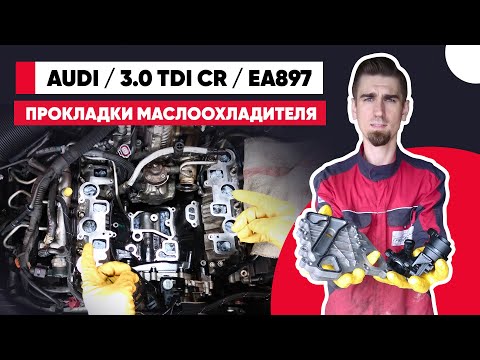 Видео: АНТИФРИЗ В РАЗВАЛЕ БЛОКА AUDI 3.0 TDI EA897! ЗАМЕНА ПРОКЛАДОК ТЕМЛООБМЕННИКА И ПЕРЕПУСКНОГО КЛАПАНА.