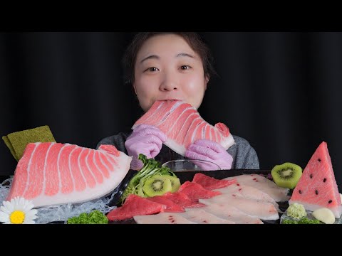 Видео: Тунец 🐟Mukbang eating show