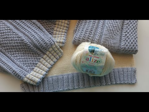 Видео: Детский джемпер спицами. Подробный МК. Часть 4. Children's jumper with knitting needles. Part 4.