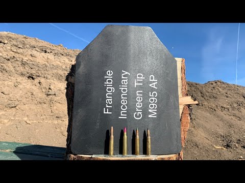 Видео: Уровень 3 Броня против M995: самый дорогой в мире патрон калибра 5,56