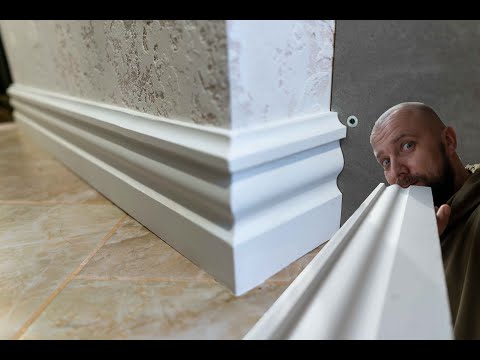 Видео: Офигенный плинтус, собственное производство ЗА КОПЕЙКИ!) ВСЕ ЭТАПЫ !