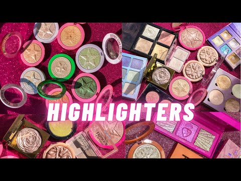 Видео: Моя коллекция Хайлайтеров | Организация и хранение косметики | Моя коллекция косметики