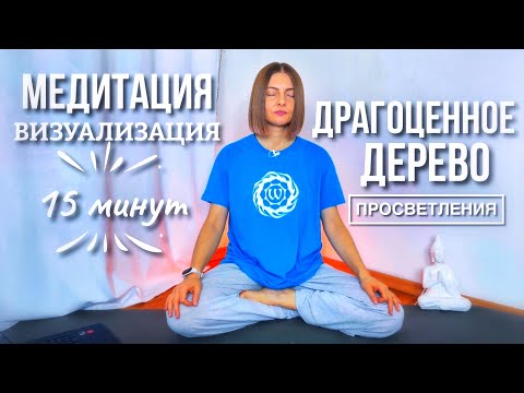 Видео: Медитация визуализация драгоценное дерево | дерево просветления | дерево Бодхи | медитация 15 минут