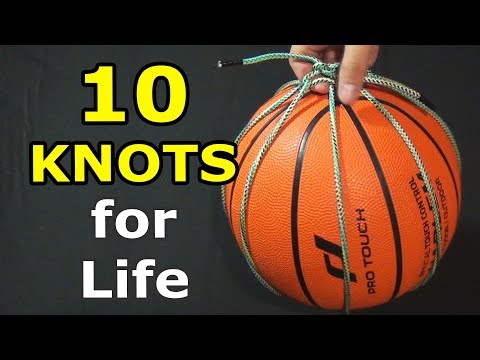 Видео: 10 узлов, которые пригодятся в жизни | Полезные узлы – Часть 1