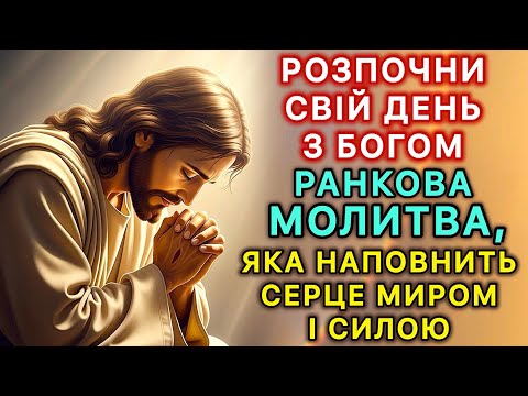 Видео: Розпочни свій день з Богом. Ранкова молитва, яка наповнить серце миром і силою.