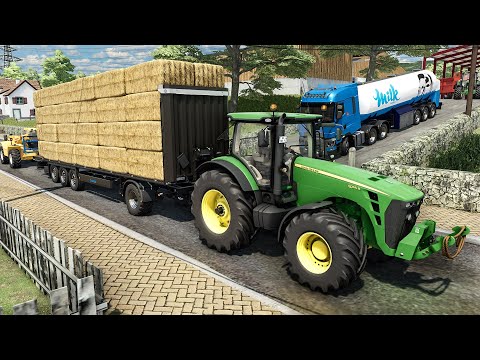 Видео: Работа на молочной ферме | Ежедневная работа на маленькой ферме - Farming Simulator 22