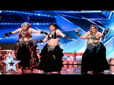 Видео: Танцовщицы танца живота Шани бьют рекорды BGT! | Прослушивания первой недели | Britain’s Got Tale...