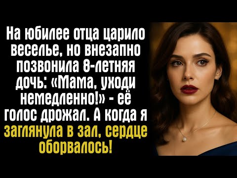 Видео: На юбилее отца царило веселье, но внезапно позвонила 8-летняя дочь: «Мама, уходи немедленно!