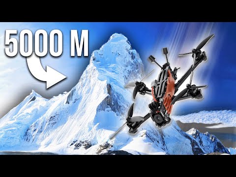 Видео: Погружение с горы высотой 5000 м с помощью всего лишь 5-дюймового FPV-дрона!
