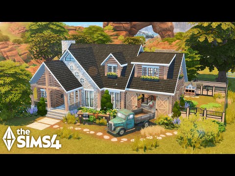 Видео: Большое семейное ранчо 🐴 // The Sims 4 Скоростное строительство