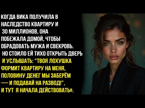 Видео: ТВОЯ ЛOXYШКА ФОРМИТ КВАРТИРУ НА МЕНЯ, ПОЛОВИНУ ДЕНЕГ МЫ ЗАБЕРЁМ—И ПОДАВАЙ НА РАЗВОД!А Я ВСЕ УСЛЫШАЛА