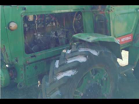 Видео: ТРАКТОР С ДВИГАТЕЛЕМ ВАЗ