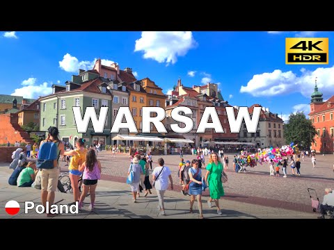 Видео: Варшава – прогулка в формате 4K | Старый город Варшавы | Польша 🇵🇱 Август 2024 [4K HDR]