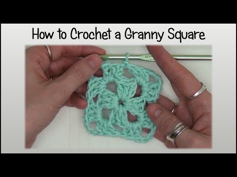Видео: Как связать простой блок «бабушкин квадрат» крючком