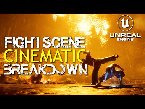 Видео: Как создать кинематографическую сцену боя в Unreal Engine 5.5