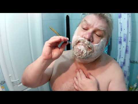 Видео: 💈 Бритье ремонтной опасной бритвой Jon. C. Cochil   Sheffield