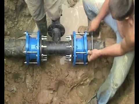 Видео: Фланцевые адаптеры (ПФРК). Монтаж фланцевой арматуры и задвижек