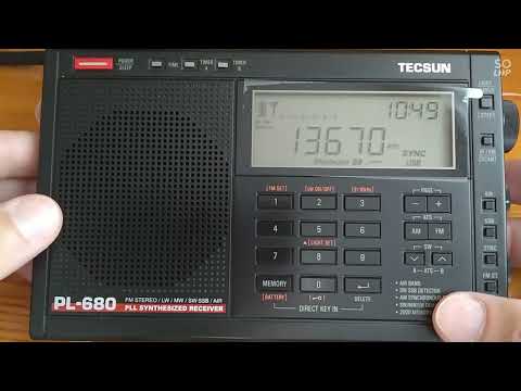 Видео: Tecsun PL-680 работа правильно настроенного приёмника.
