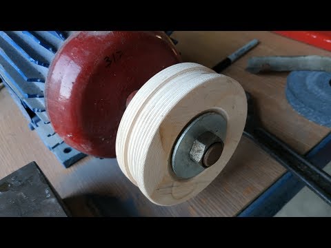 Видео: Шкив из фанеры