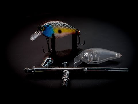 Видео: Простой урок по покраске приманок с помощью аэрографа для начинающих