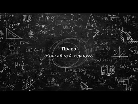 Видео: 14. Уголовный процесс