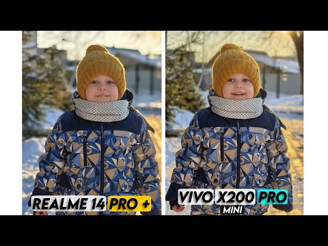 Видео: Realme 14 Pro + vs Vivo X200 Pro Mini | Тест камер