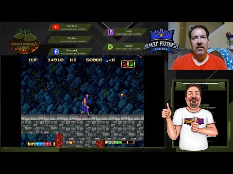 Видео: Аркадный игровой процесс Magician Lord
