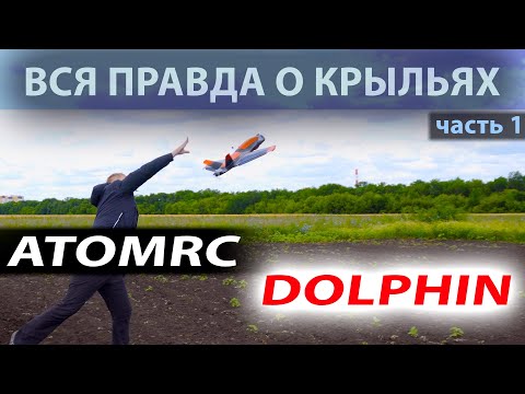 Видео: ВСЯ ПРАВДА О КРЫЛЬЯХ! Часть 1. ATOMRC Dolphin.