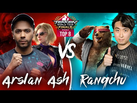 Видео: Арслан Эш (Нина) против Рангчу (Кума) — Топ-8 — Tekken World Tour 2024