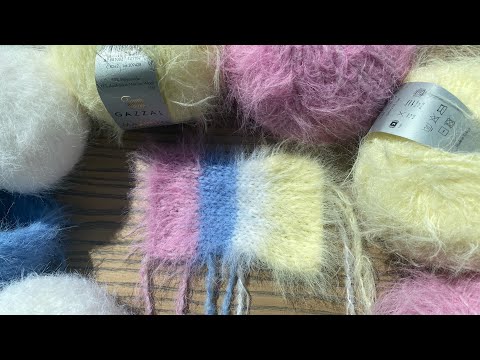 Видео: Обзор пряжи Gazzal TEDDY | Gazzal Marilyn  merinos