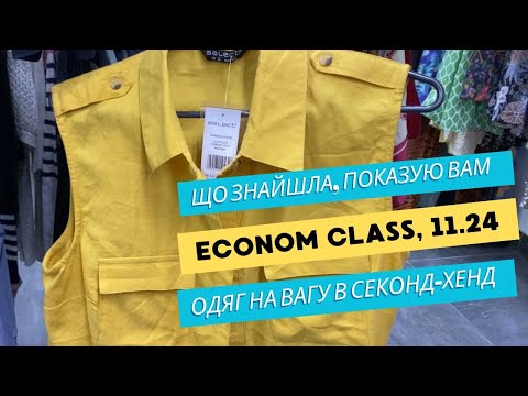 Видео: Econom Class. Що знайшла, показую 🥰 Одяг на вагу в Секонд-Хенд