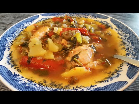 Видео: НАСТОЯЩИЙ ЛЕТНИЙ ОБЕД или ХАШЛАМА ИЗ КУРИЦЫ С ОВОЩАМИ!! Безумно вкусно. Сытно. Полезно.