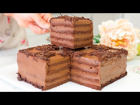 Видео: НЕ ПОВЕРИТЕ! Вкуснее Торта "Прага" и "Захер"! Шоколадный Торт Без Муки, Масла и Сливок!